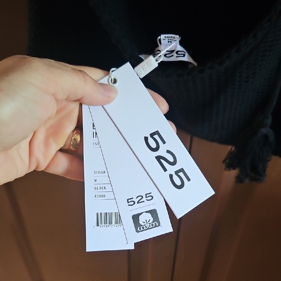 525 America Black Knit Halter Tank Top - Picture 3 of 6